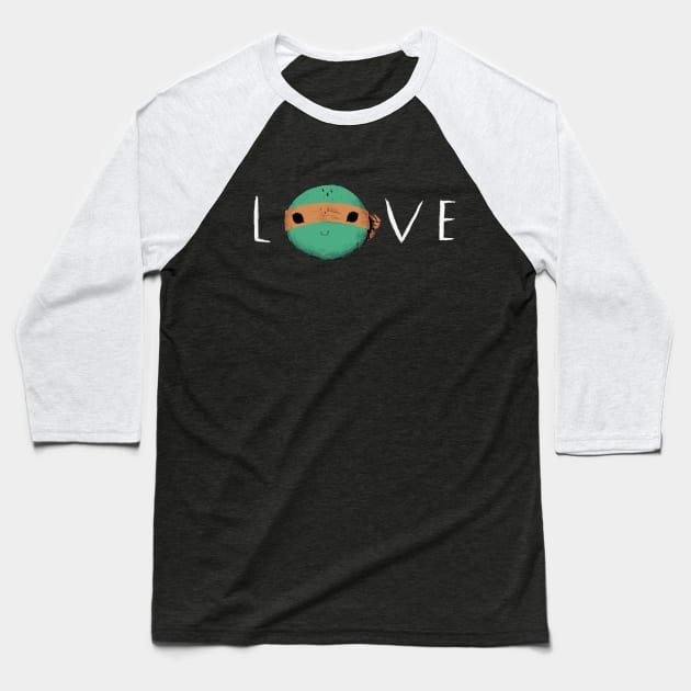 tmnt love Baseball T-Shirt by Louisros